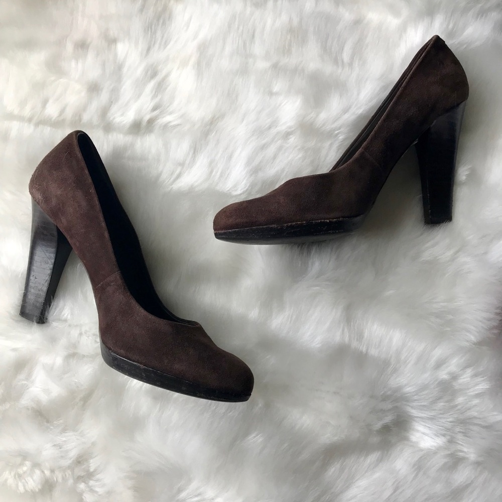 Nine West Faux Suede Heels